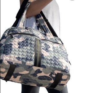 FLYTE® Adelie Duffle Bag in Quilted Green Camp Print